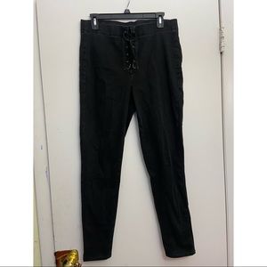 American Eagle Front Tie Hi-rise Jegging